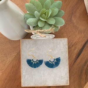 18k Gold Plated Tassel Earrings ~ Handmade!